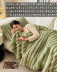 Ultra-Soft Faux Rabbit Fur Throw Blanket – Warm, Cozy & Stylish for Couch, Bed & Travel – Perfect Gift.