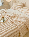 Ultra-Soft Faux Rabbit Fur Throw Blanket – Warm, Cozy & Stylish for Couch, Bed & Travel – Perfect Gift.