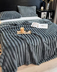 Ultra-Soft Faux Rabbit Fur Throw Blanket – Warm, Cozy & Stylish for Couch, Bed & Travel – Perfect Gift.
