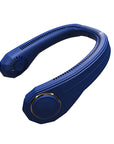 Neckband Electric Fan Power Digital Display Usb Hanging Neck Rechargeable Portable Air Conditioning Bladeless Fan