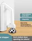 184 grams Door Stopper Anti-theft And Anti Pry Alarm Easy to carry and can pass security check Comes with dustproof storage bag Portable door stopper