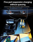 66W-250W Fast Car Charger | PD & QC3.0 | 6-Port Cigarette Lighter Adapter.