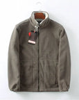 Men’s Double-Layer Fleece Hooded Jacket.