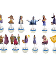 Wish Disney Princess Birthday Party Decorations | Asha Goat Balloons & Disposable Tableware | Plates, Straws, Napkins for Baby Shower Supplies.