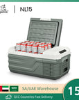 Alpicool NL15 15L Portable Car Fridge for camping, trucks, RVs, boats. Compact, efficient, perfect for outdoor adventures!.