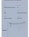 Smart Sensor Trash Bin 18L - Automatic, Rechargeable Wastebasket.