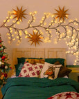 96 LED Willow Vine Tree Lights – DIY Wall Decor, 8 Modes, Branch Lamp for Bedroom & Home Atmosphere Lighting.
