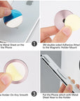 Magnetic Phone Holder for Car Magnets Car Dashboard Phone Mount Phone Holder Car Mount for Home Wall Compatible with All Phone.