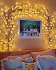 96 LED Willow Vine Tree Lights – DIY Wall Decor, 8 Modes, Branch Lamp for Bedroom & Home Atmosphere Lighting.