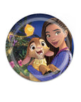 Wish Disney Princess Birthday Party Decorations | Asha Goat Balloons & Disposable Tableware | Plates, Straws, Napkins for Baby Shower Supplies.