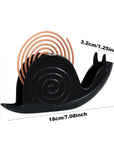 Snail Design Incense Coil Burner Holder | Stylish Coil Rack for Living Room Decor and Outdoor.