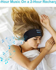 Bluetooth Sports & Sleep Headband Wireless Music Eye Mask, Elastic Headset.
