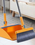 Kitchen & Office Folding Broom Dustpan Set – Dual-Use Household Cleaning Tools for Dry & Wet Messes | Non-Stick Design.