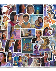 Wish Disney Princess Birthday Party Decorations | Asha Goat Balloons & Disposable Tableware | Plates, Straws, Napkins for Baby Shower Supplies.