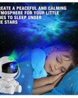 Galaxy Star Projector: Astronaut Night Light for Kids.