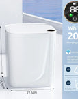 Smart Sensor Trash Bin 18L - Automatic, Rechargeable Wastebasket.