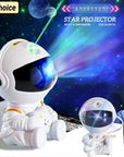 Galaxy Star Projector: Astronaut Night Light for Kids.