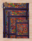 Cozy Huichol Throw Blanket – Fluffy Flannel for Bed | Personalized Gift Blanket for Warmth & Style.