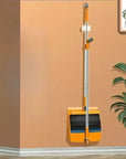 Kitchen & Office Folding Broom Dustpan Set – Dual-Use Household Cleaning Tools for Dry & Wet Messes | Non-Stick Design.