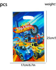 Hot Wheels Car Birthday Party Decorations - Disposable Tableware, Balloons, Cups, Plates & Tablecloths for Boys' Birthday & Baby Shower Supplies.