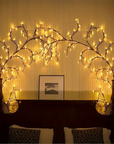 96 LED Willow Vine Tree Lights – DIY Wall Decor, 8 Modes, Branch Lamp for Bedroom & Home Atmosphere Lighting.