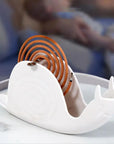 Snail Design Incense Coil Burner Holder | Stylish Coil Rack for Living Room Decor and Outdoor.