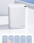 Smart Sensor Trash Bin 18L - Automatic, Rechargeable Wastebasket.