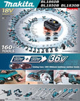 Makita 18V 9.0Ah Rechargeable Battery High Capacity Power Tool Battery.
