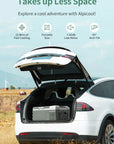 Alpicool NL15 15L Portable Car Fridge for camping, trucks, RVs, boats. Compact, efficient, perfect for outdoor adventures!.