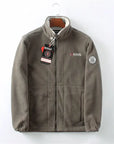 Men’s Double-Layer Fleece Hooded Jacket.