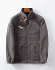 Men’s Double-Layer Fleece Hooded Jacket.