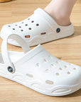 SPECIFICATIONS Brand Name: Generic Shoes Type: Bathroom Slippers, Beach Slippers, Outdoor Slippers Applicable Place: indoor & Outdoor Origin: Mainland China CN: Zhejiang Season: Summer Upper Material: EVA Fit: Fits true to size, take your normal size Insole Material: EVA Model Number: LTX539 Item Type: slippers Department Name: ADULT Outsole Material: EVA Heel Height: Low (1cm-3cm) Choice: yes