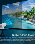 Home Theater Projector 4K HD - Android 11, Dual WIFI 6.0, Bluetooth