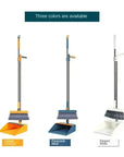 Kitchen & Office Folding Broom Dustpan Set – Dual-Use Household Cleaning Tools for Dry & Wet Messes | Non-Stick Design.