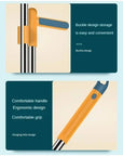 Kitchen & Office Folding Broom Dustpan Set – Dual-Use Household Cleaning Tools for Dry & Wet Messes | Non-Stick Design.