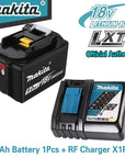 Makita 18V 9.0Ah Rechargeable Battery High Capacity Power Tool Battery.