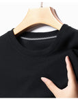Men's Casual Waffle Knit Short Sleeve T-Shirt Round Neck Design
