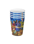 Wish Disney Princess Birthday Party Decorations | Asha Goat Balloons & Disposable Tableware | Plates, Straws, Napkins for Baby Shower Supplies.