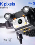 Flight Time: 15min Connectivity: Wi-Fi Connection Camera Features: 8K HD Video Recording Camera Integration: Camera Included Supported Languages: Multilingual Pixels: Above 6 million Sensor Size: 1/3.0 inches Aircraft Operating Frequency: 2.4GHz Category: Camera Drone Drone Weight: 150g