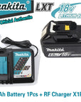 Makita 18V 9.0Ah Rechargeable Battery High Capacity Power Tool Battery.