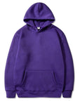 Trendy Men’s Hoodies Casual Solid Color Pullovers & Sweatshirts.