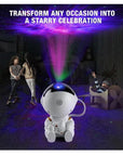 Galaxy Star Projector: Astronaut Night Light for Kids.