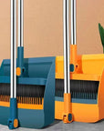 Kitchen & Office Folding Broom Dustpan Set – Dual-Use Household Cleaning Tools for Dry & Wet Messes | Non-Stick Design.