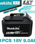 Makita 18V 9.0Ah Rechargeable Battery High Capacity Power Tool Battery.