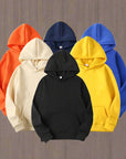 Trendy Men’s Hoodies Casual Solid Color Pullovers & Sweatshirts.