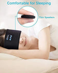 Bluetooth Sports & Sleep Headband Wireless Music Eye Mask, Elastic Headset.