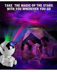 Galaxy Star Projector: Astronaut Night Light for Kids.