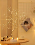 108 LED Warm White Tree Lights – Starry Copper String Lights for Ramadan, Indoor & Outdoor Decor.