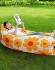 Inflatable Air Sofa: Portable Lounger for Camping, Festivals & Relaxation