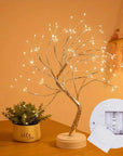 108 LED Warm White Tree Lights – Starry Copper String Lights for Ramadan, Indoor & Outdoor Decor.